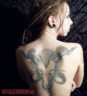 Full Back Aries Zodiac Tattoos Desaign