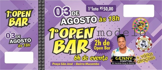 Bloco carnavalesco e escola de samba da Capital realizam Open Bar no Bairro Mocambo
