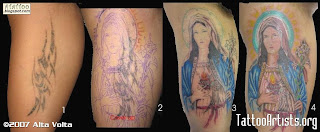 Tatuagem da Virgem Maria