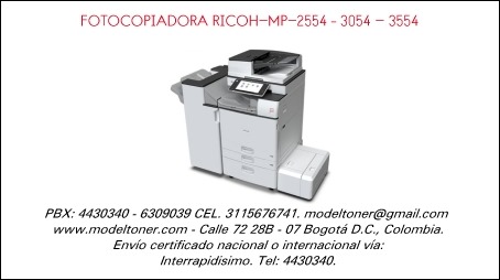 FOTOCOPIADORA RICOH-MP-2554 – 3054 - 3554