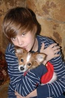 Justin bieber with nice dog