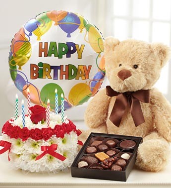 Sweet Happy Birthday Teddy Bear Image for Whatsapp DP