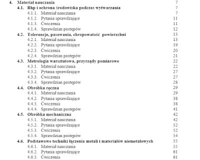 Wytwarzanie elementów maszyn