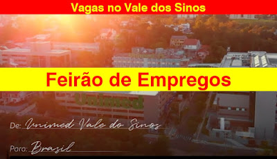 Unimed Vale do Sinos promove feirão com 200 vagas de emprego