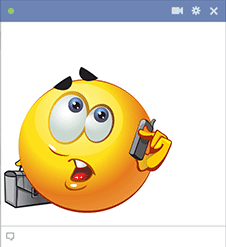 Business smiley for Facebook