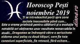 Horoscop noiembrie 2019 Pești 