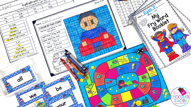 Using a variety of sight words activities like these will help keep your students engaged as they practice and master sight words this year.