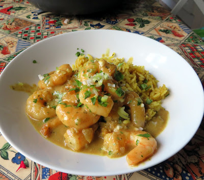 Curry Coconut King Prawns