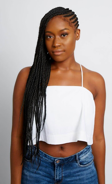 20 Latest Knotless Box Braids Styles Ponytails For African American