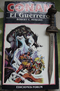 Portada del libro Conan el guerrero, de Robert E. Howard