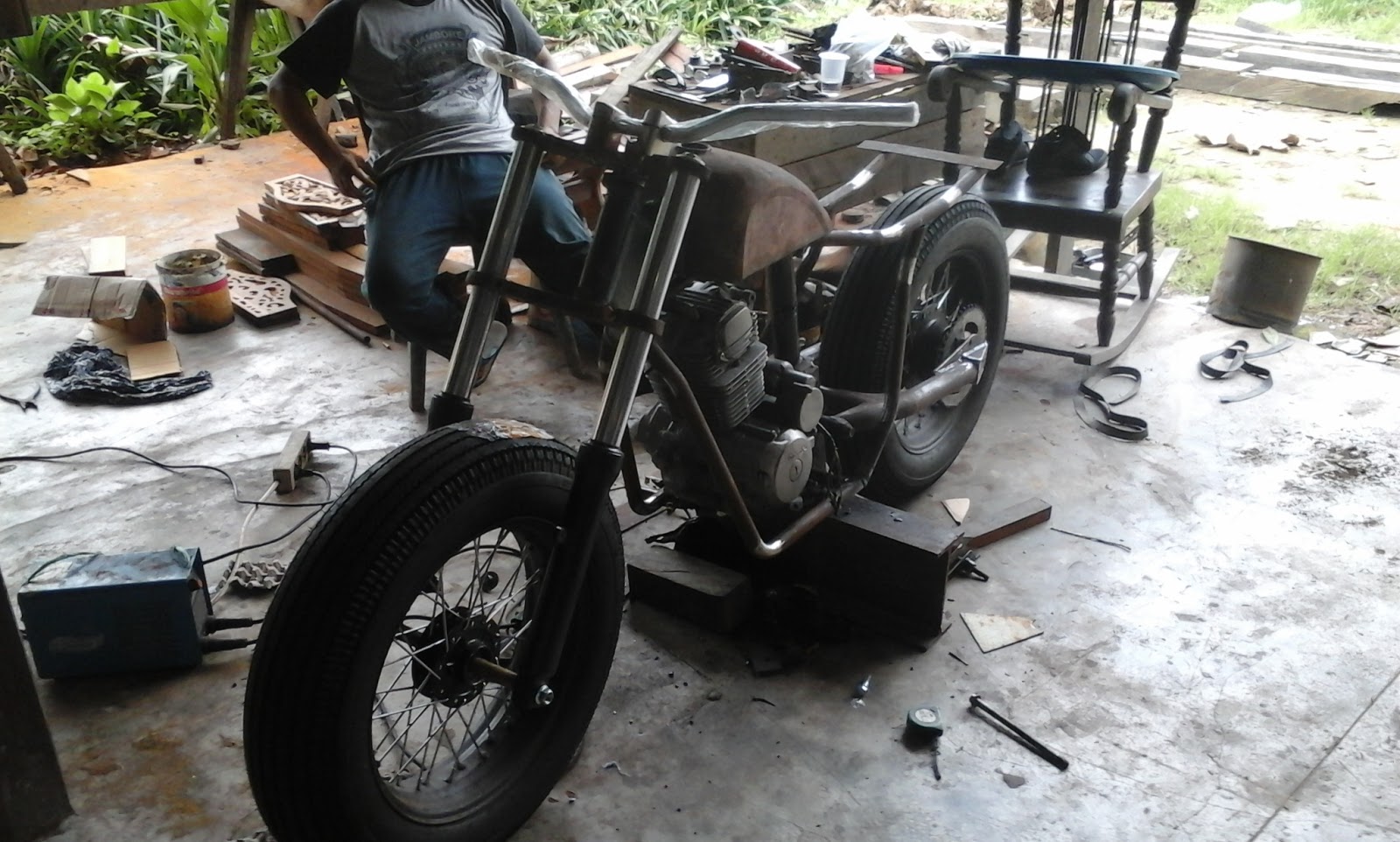 101 Modifikasi Motor Cb Bobber Modifikasi Motor Honda CB Terbaru