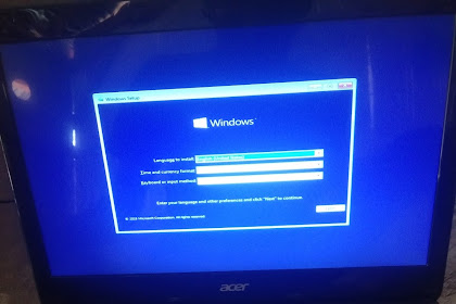 Cara Instal Acer Aspire E1-410 Windows 10