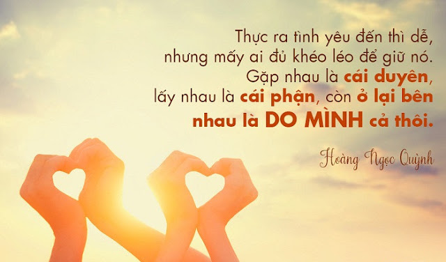 TÌNH YÊU CÓ THỂ ĐẾN RỒI ĐI...