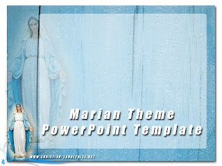 Free Marian Theme - PowerPoint Template