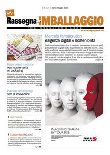 Rassegna dell'Imballaggio 2020-03/04 - Aprile & Maggio 2020 | CBR 96 dpi | Mensile | Professionisti | Tecnologia | Progettazione | Impianti | Packaging
Rivista che informa sugli avvenimenti e gli sviluppi tecnici e di mercato del packaging.
Illustra le soluzioni di confezionamento adottate dall’industria alimentare, cosmetica, farmaceutica, delle bevande e chimica.
Periodico sugli sviluppi tecnici e di mercato del settore packaging con la collaborazione dell’Istituto Italiano Imballaggio. Aggiorna sull’innovazione nei materiali e nelle macchine per l’imballaggio e il confezionamento, nell’etichettatura e codifica, nell’automazione e strumentazione, con attenzione alle novità legislative, al packaging design e al tema del riciclo.
Nella «Cover Story» viene descritto un imballo con le valenze tecniche e di marketing e la presentazione dei più importanti fornitori che hanno contribuito alla realizzazione.
Vengono esaminati specifici comparti con introduzione tecnico-merceologica e la presentazione delle principali soluzioni presenti sul mercato.«Speciale»: i principali appuntamenti fieristici con presentazione in anteprima delle novità. «Resoconto»: cronaca dei principali eventi nazionali ed internazionali con le proposte aziendali.
I «Dossier» sul settore farmaceutico, cosmetico, alimentare e delle bevande e della logistica fotografano i diversi ambiti di applicazione e identificano i numeri e i dati statistici.