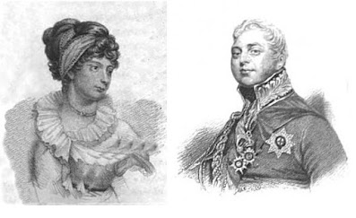 The Duke and Duchess of Gloucester from A Biographical Memoir of Frederick,  Duke of York and Albany by John Watkins (1827)