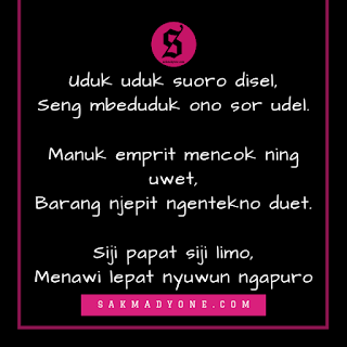 pantun jowo ngeres