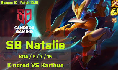 SB Natalie Kindred JG vs Karthus - KR 10.15