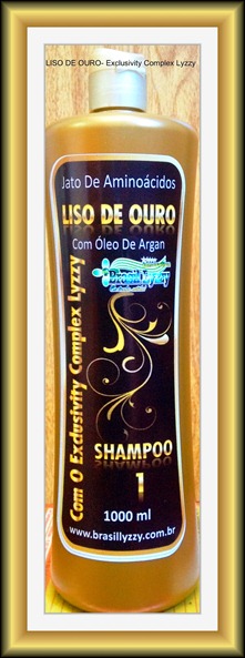 NOVA LISO DE OURO COM O EXCLUSIVITY COMPLEX LYZZY