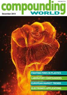 Compounding World - December 2013 | ISSN 2053-7174 | TRUE PDF | Mensile | Professionisti | Polimeri | Pellets | Chimica | Materie Plastiche
Compounding World is a monthly magazine written specifically for polymer compounders and masterbatch producers around the globe.
Each and every month, Compounding World covers key technical developments, market trends, strategic business issues, legislative announcements, company profiles and new product launches. Unlike other general plastics magazines, Compounding World is 100% focused on the specific information needs of compounders and masterbatch producers.
Compounding World offers:
- Comprehensive global coverage
- Targeted editorial content
- In-depth market knowledge
- Highly competitive advertisement rates
- An effective and efficient route to market
