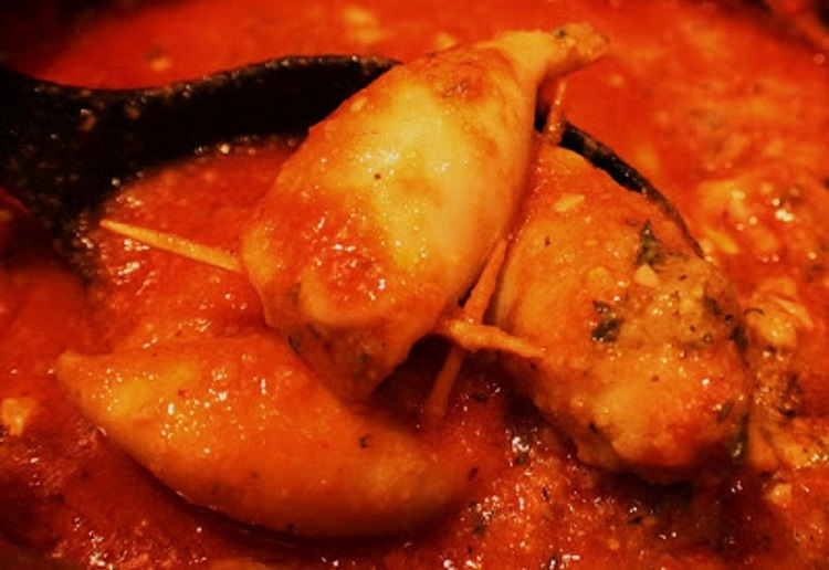 Stuffed Squid Calamari In Tomato Sauce What S Cookin Italian Style Cuisine