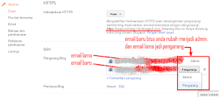 Cara Mengganti Email Di Blogspot Terbaru 2016