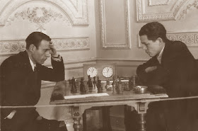 Torneo Nacional de Madrid 1941, partida de ajedrez F. J. Pérez - Fuentes