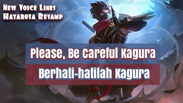 hayabusa revamp new voice quotes mobile legends