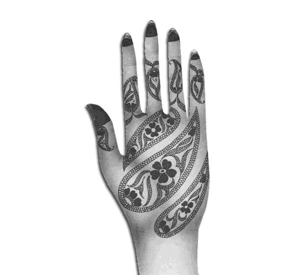 It is a new Arabic mehndi designs elegant style with flowers and leaves is 