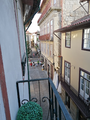 Vista a partir da varanda da Posh Residences em Guimarães