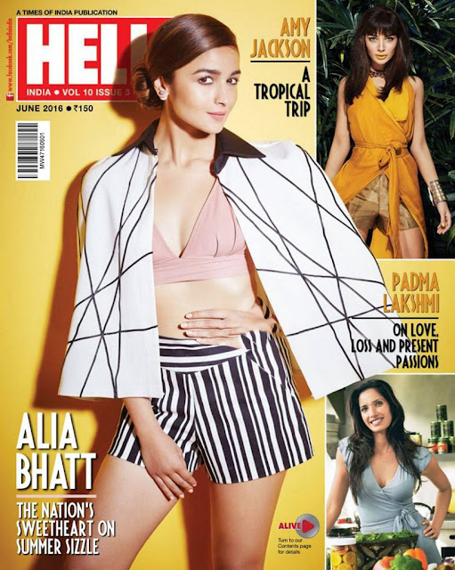 Actress, @ Alia Bhatt - Hello! Magazine India, June 2016