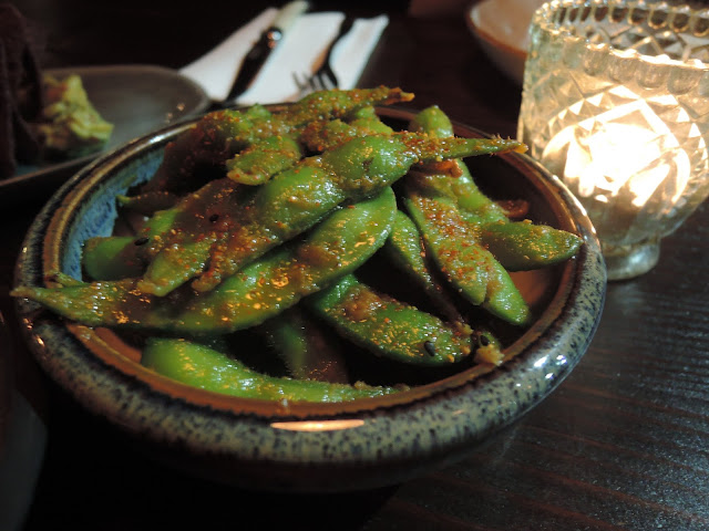 united kitchen, edaname beans, tapas