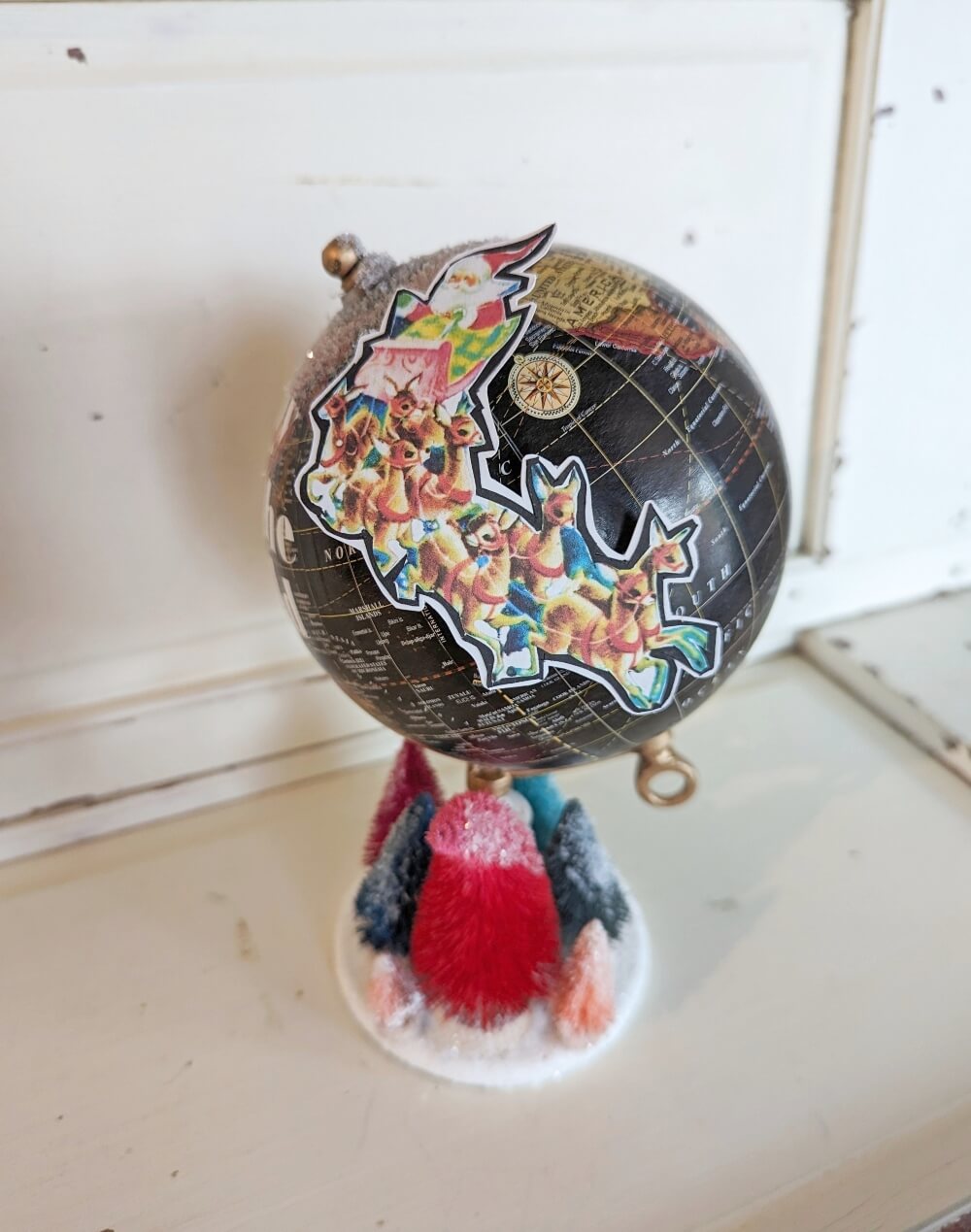 Upcycled Christmas Globe