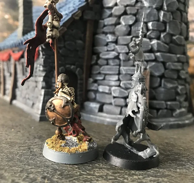 Age of Sigmar Soulblight Gravelords Skeleton Warriors Comparison Old and New