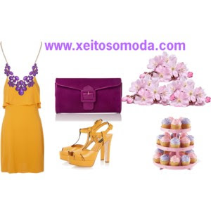 imagen look vestido amarillo