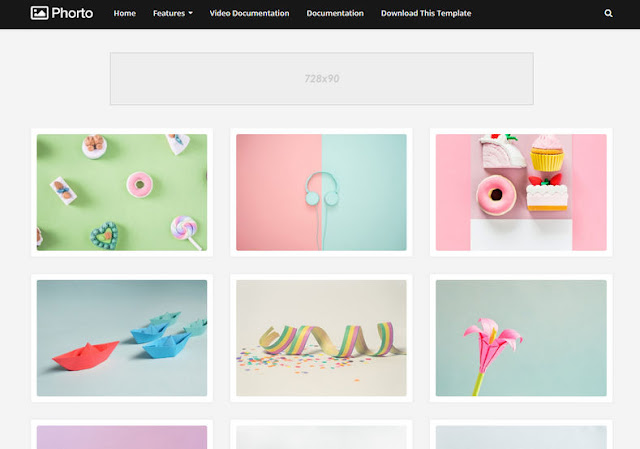 Phorto Blogger Template