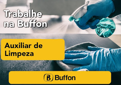 Comercial Buffon abre vaga para Auxiliar de Limpeza em Feliz