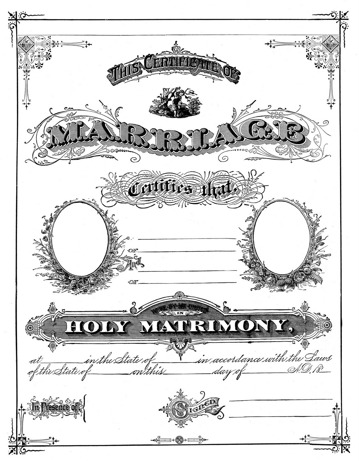 antique wedding invitations