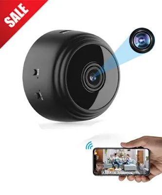 Compact Wireless WiFi Camera for Car and Home Security