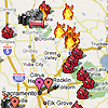 Live Map of California Wildfires