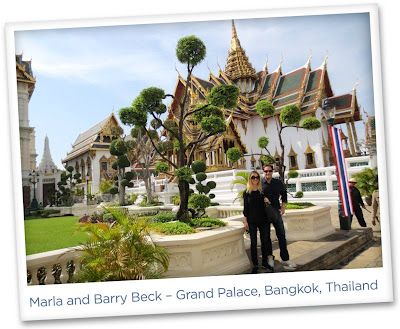 Marla Malcolm Beck and Barry Beck – Grand Palace, Bangkok, Thailand