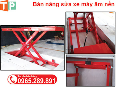 Bàn nâng sửa chữa xe máy Honda