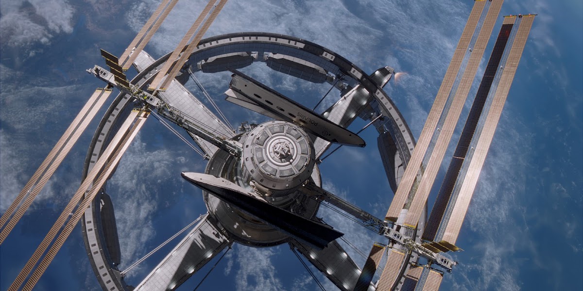 Polaris orbital space station in season 3 of 'For All Mankind' TV series