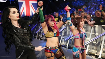 Kari Sane Shirai Asuka Paige WWE Nikki Bliss Cross Women