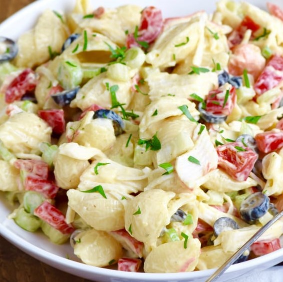 CRAB PASTA SALAD #dinner #familyrecipe