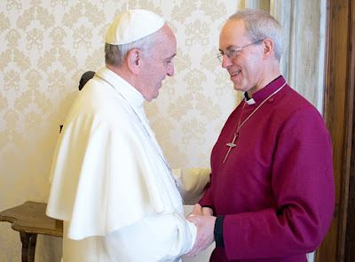 Pope Franic and Justin Welby