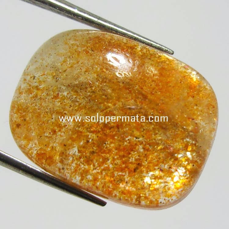 Batu Permata Sun Stone - kode 03k04Garansi Natural Asli 