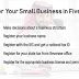 How to Register Your Small Business in Five Steps