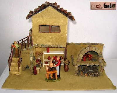 Antichi mestieri: casetta presepe vasaio Natale 2015 1