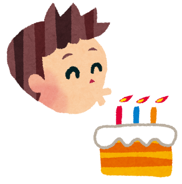 誕生日のイラスト ろうそく消し かわいいフリー素材集 いらすとや